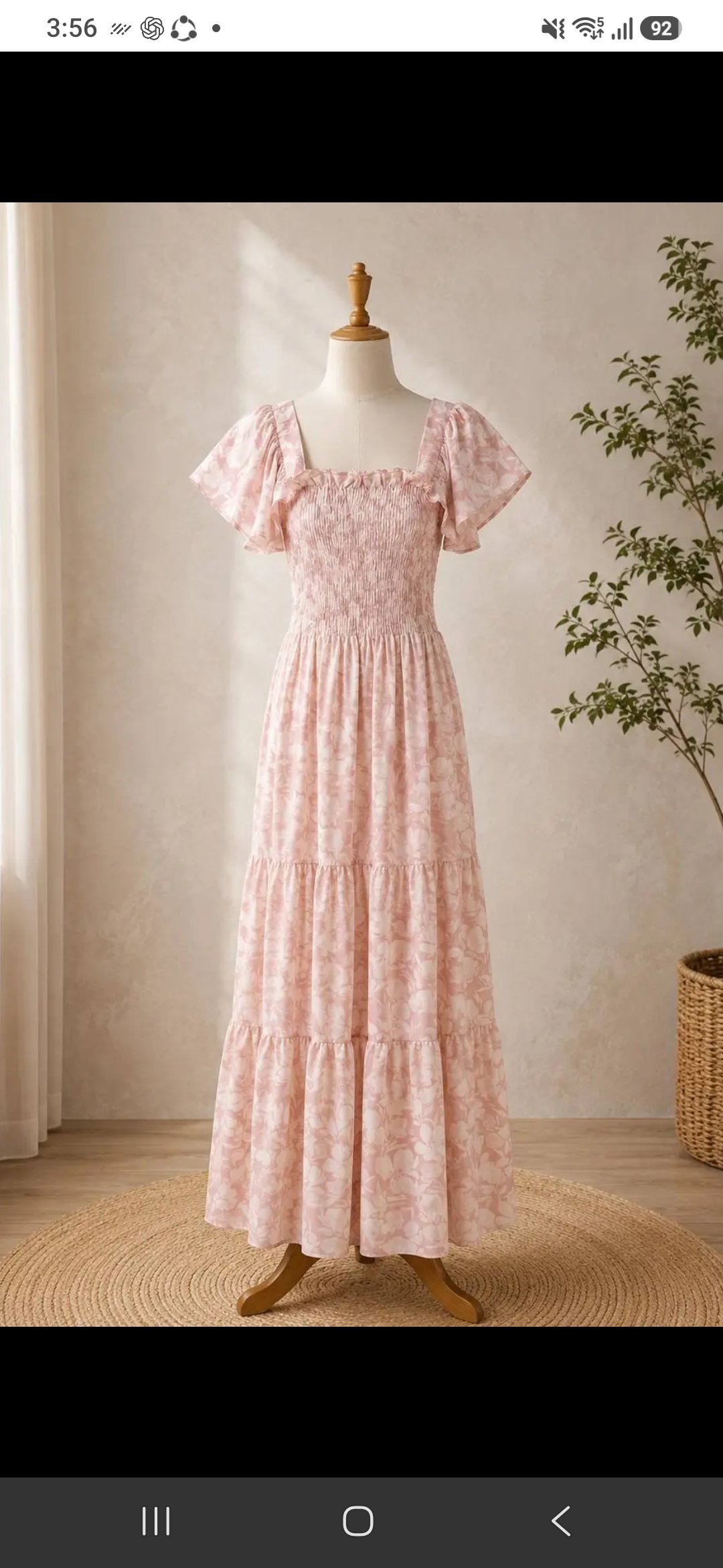 VESTIDO LARGO ROSA